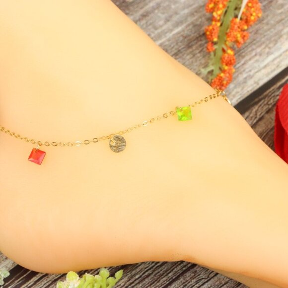 "Elegant Handmade Anklet – Delicate Jewelry for Women, MAR091544 - Picture 5 of 10